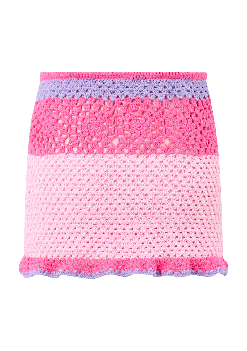 Molly Crochet Mini Skirt