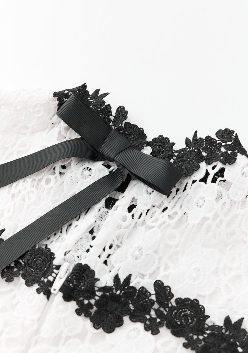 Aveline Embroidered Mini Dress