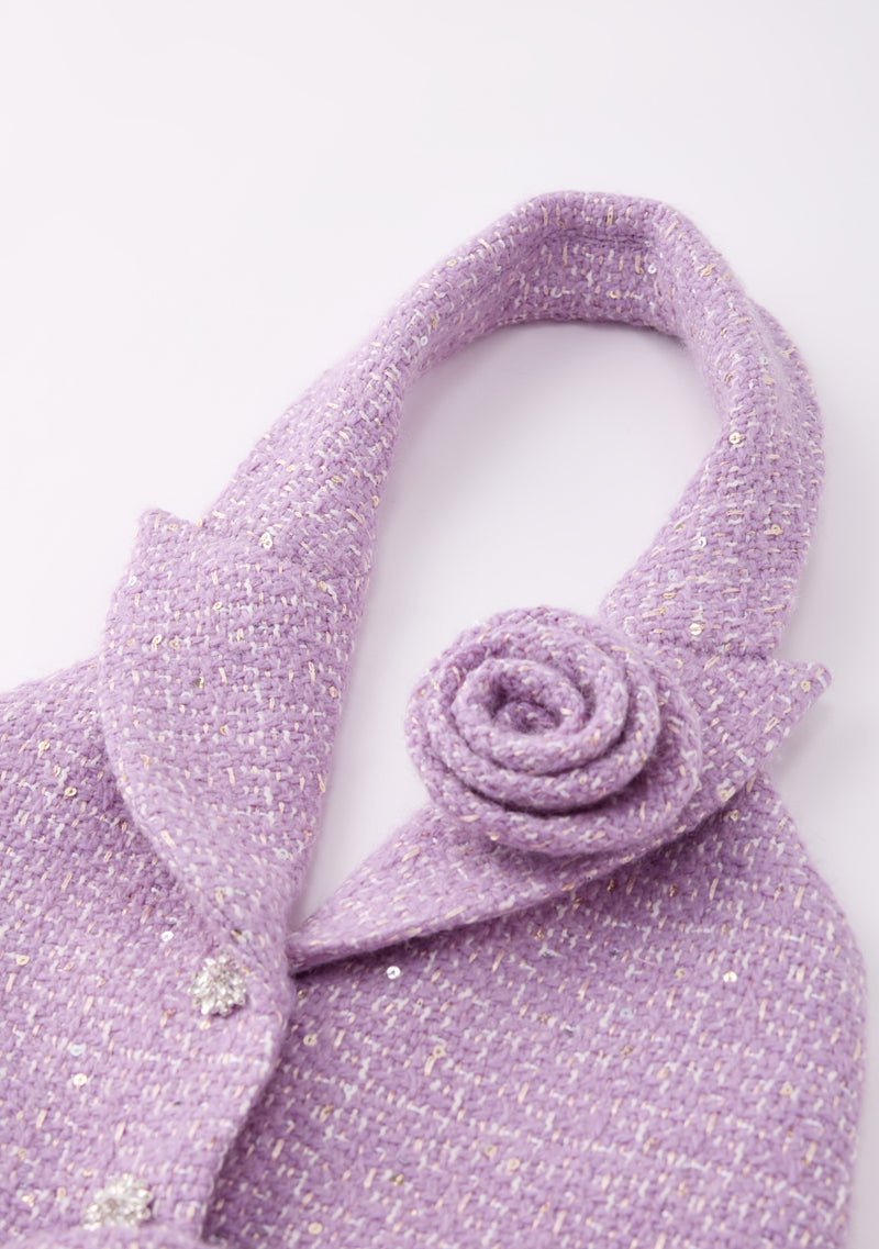 Odelia Tweed Mini Dress