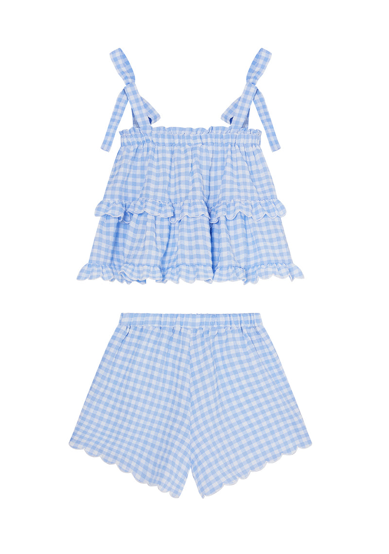 Gingham Cotton Top