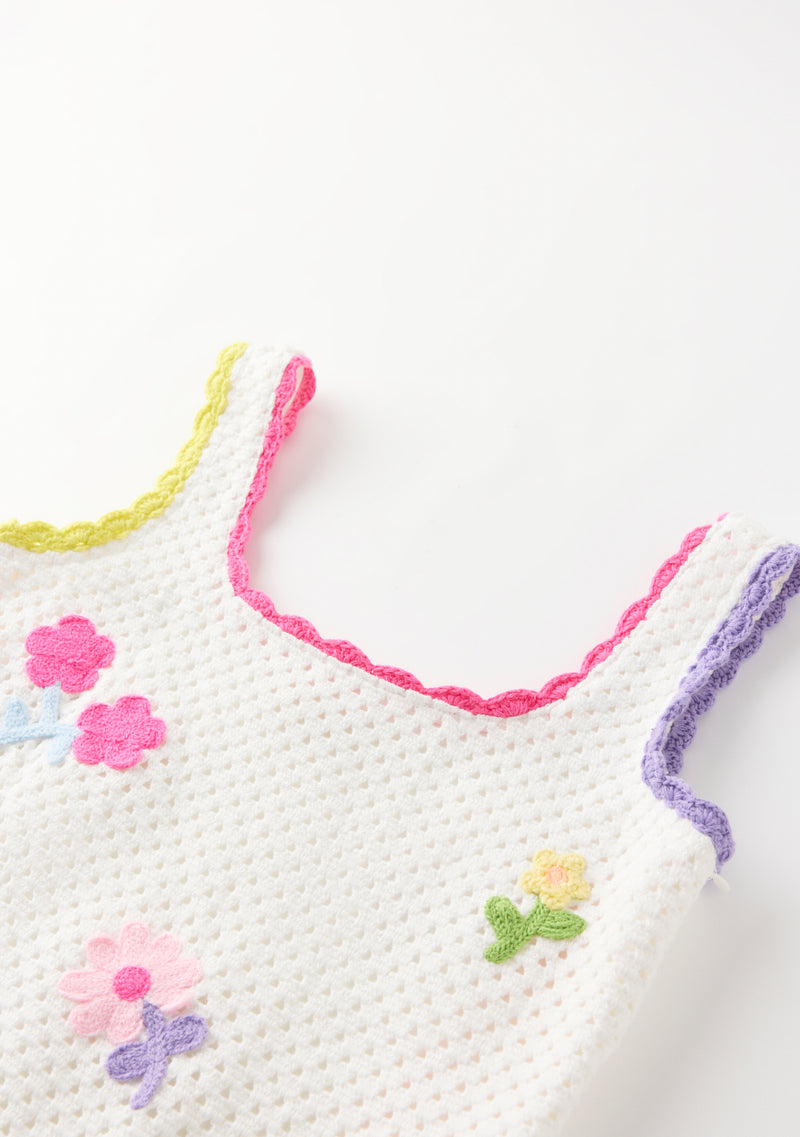 Daisette Crochet Mini Dress