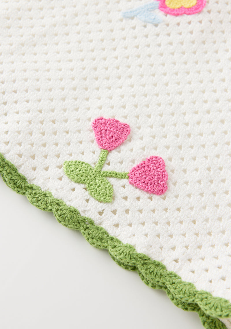 Daisette Crochet Mini Dress