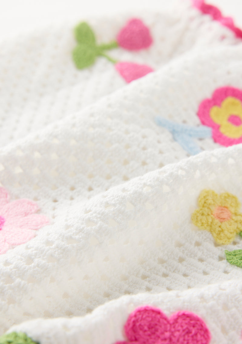 Daisette Crochet Mini Skirt