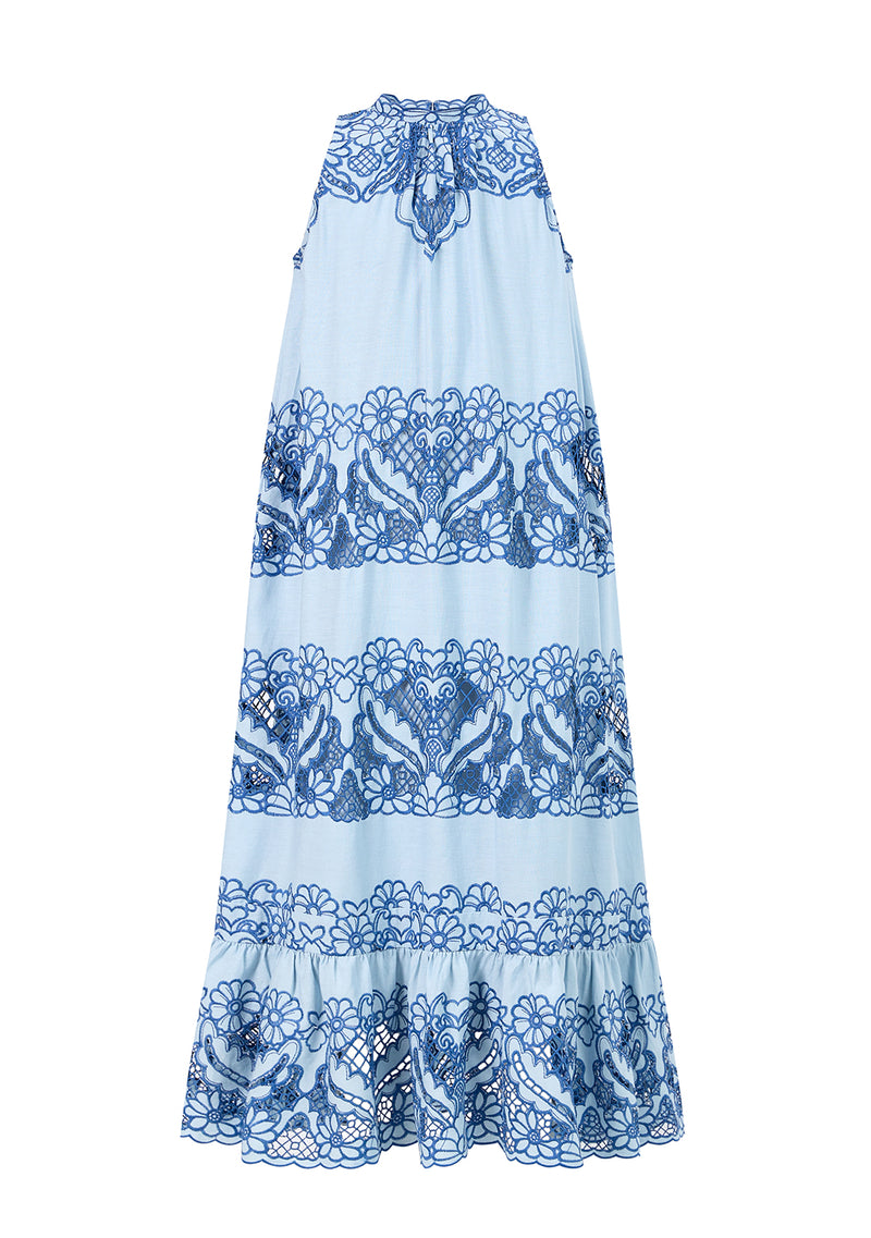 Annie Embroidered Maxi Dress