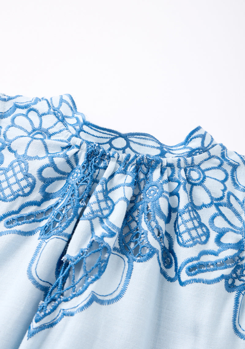 Annie Embroidered Maxi Dress