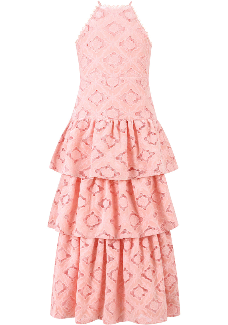 Ava Embroidered Maxi Dress