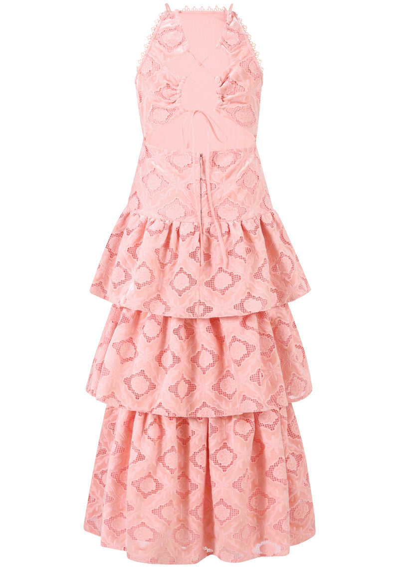 Ava Embroidered Maxi Dress