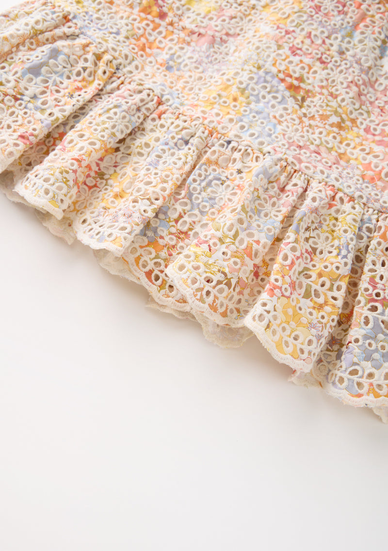 Avelle Embroidered Mini Dress