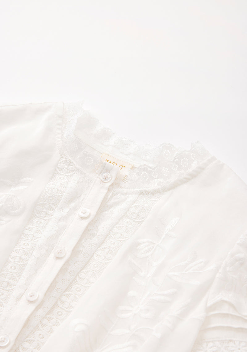 Betty Embroidered Mini Dress