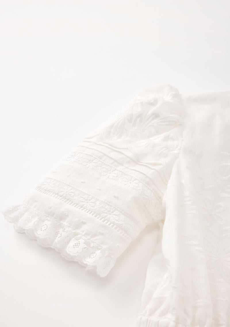 Betty Embroidered Mini Dress