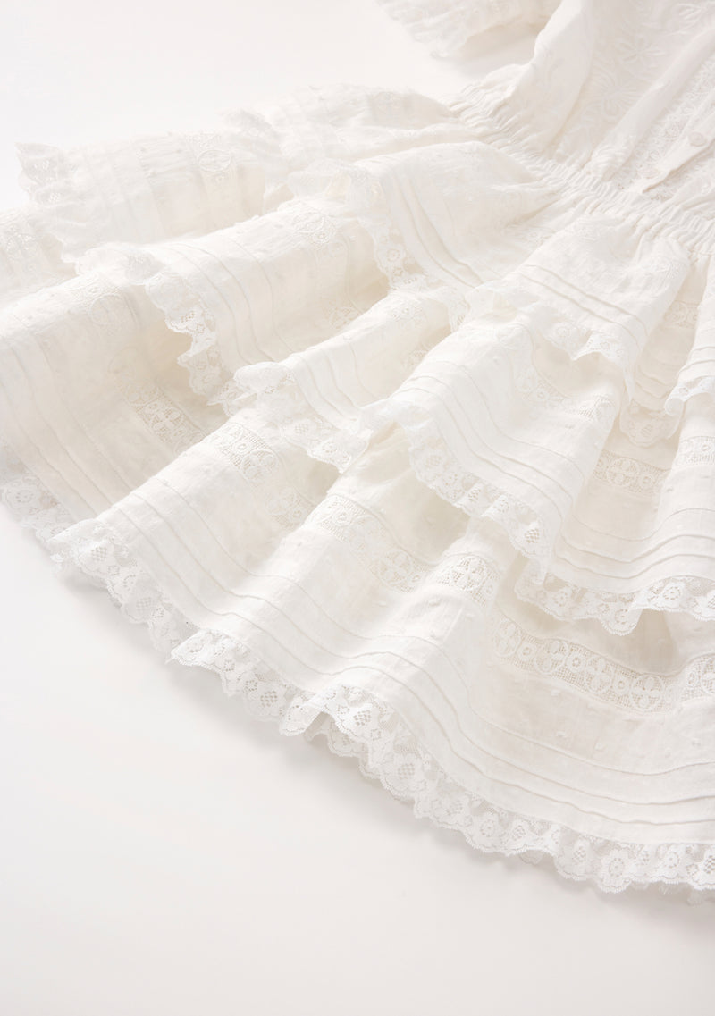 Betty Embroidered Mini Dress