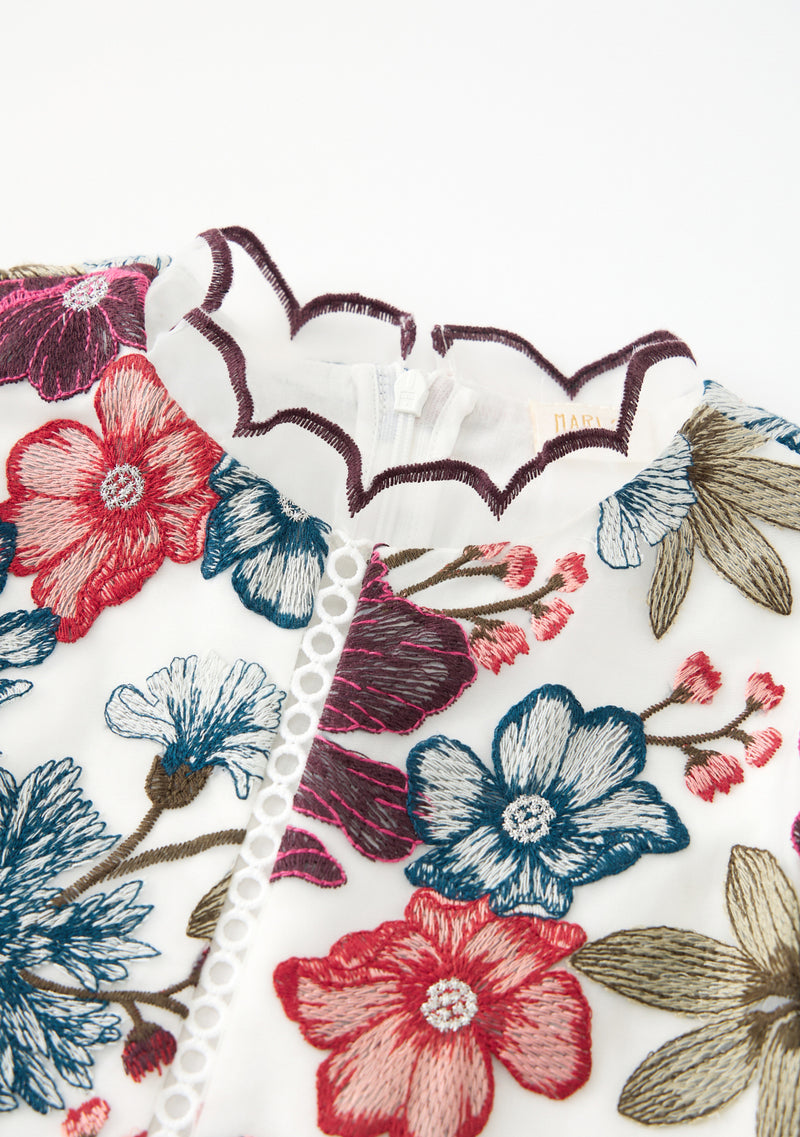 Elana Embroidered Top