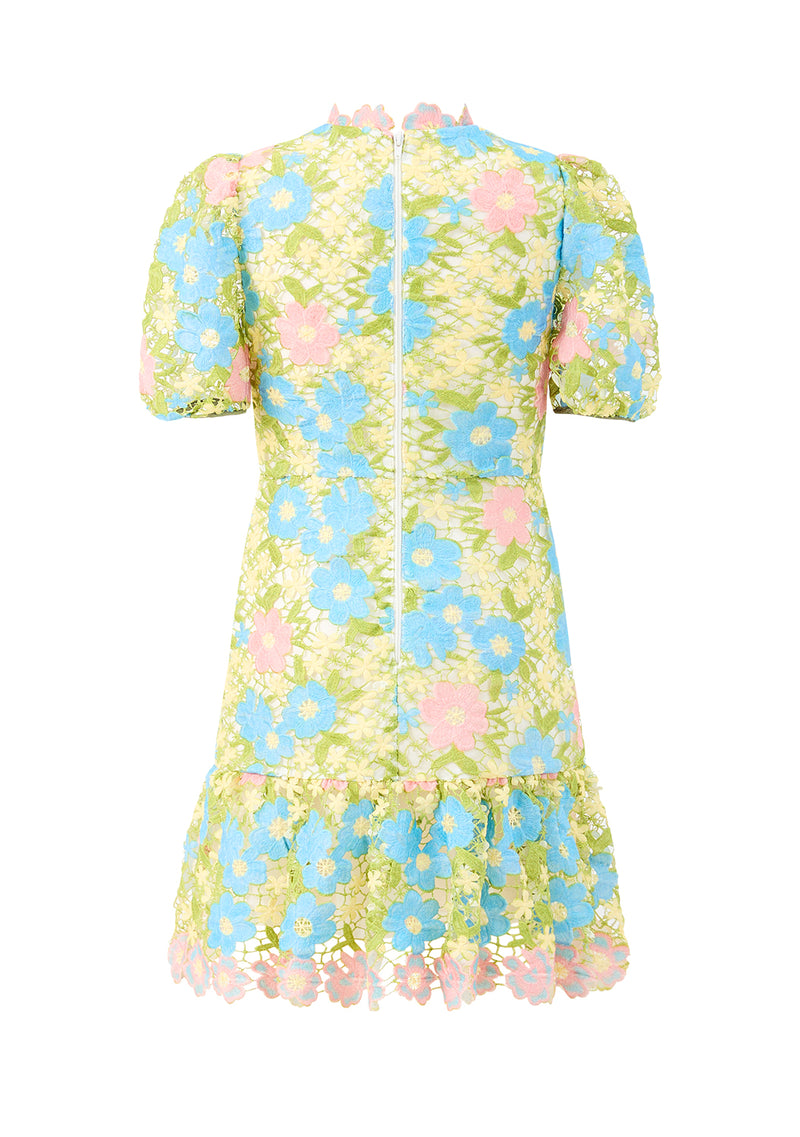 Ellison Embroidered Mini Dress