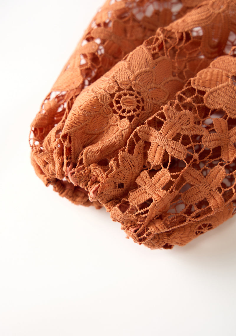 Esme Embroidered Sleeve Mini Dress