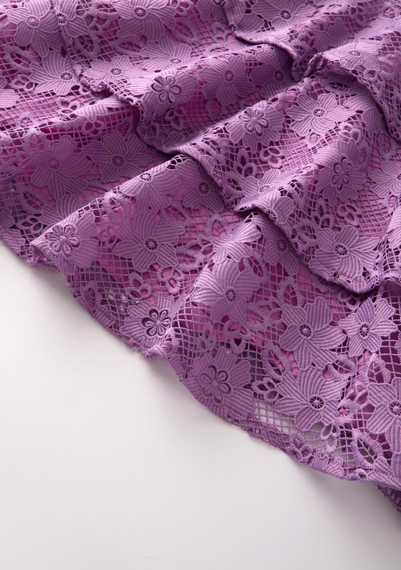 Gianna Embroidery Mini Dress