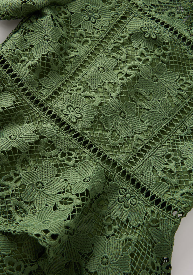 Gianna Embroidery Mini Dress