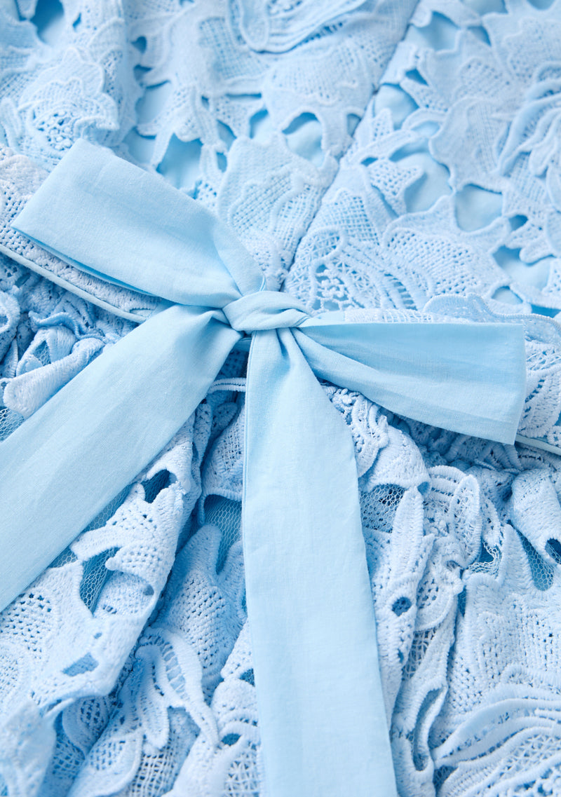 Judy Embroidered Mini Dress