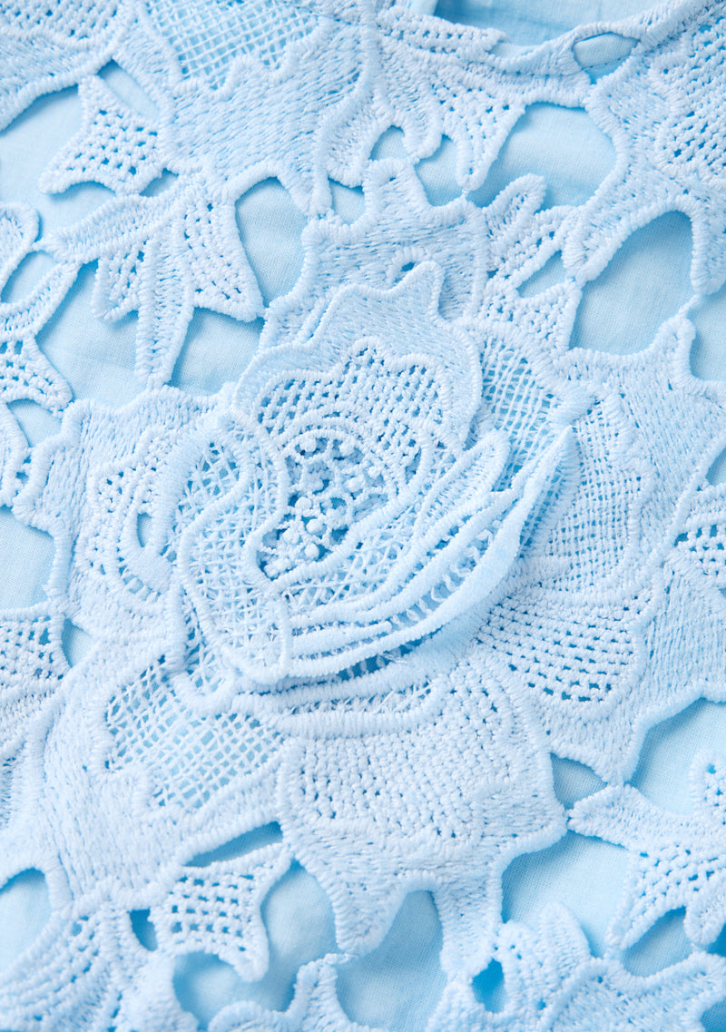 Judy Embroidered Mini Dress