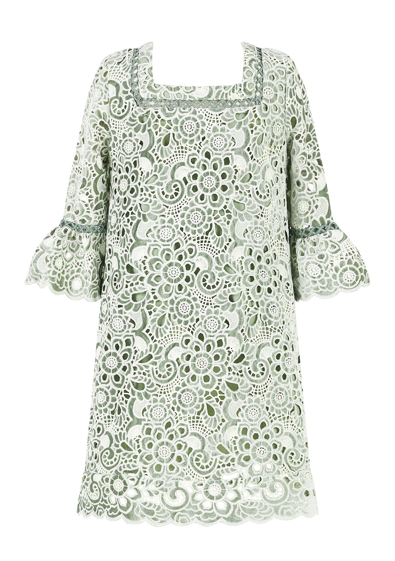 Libby Embroidered Mini Dress