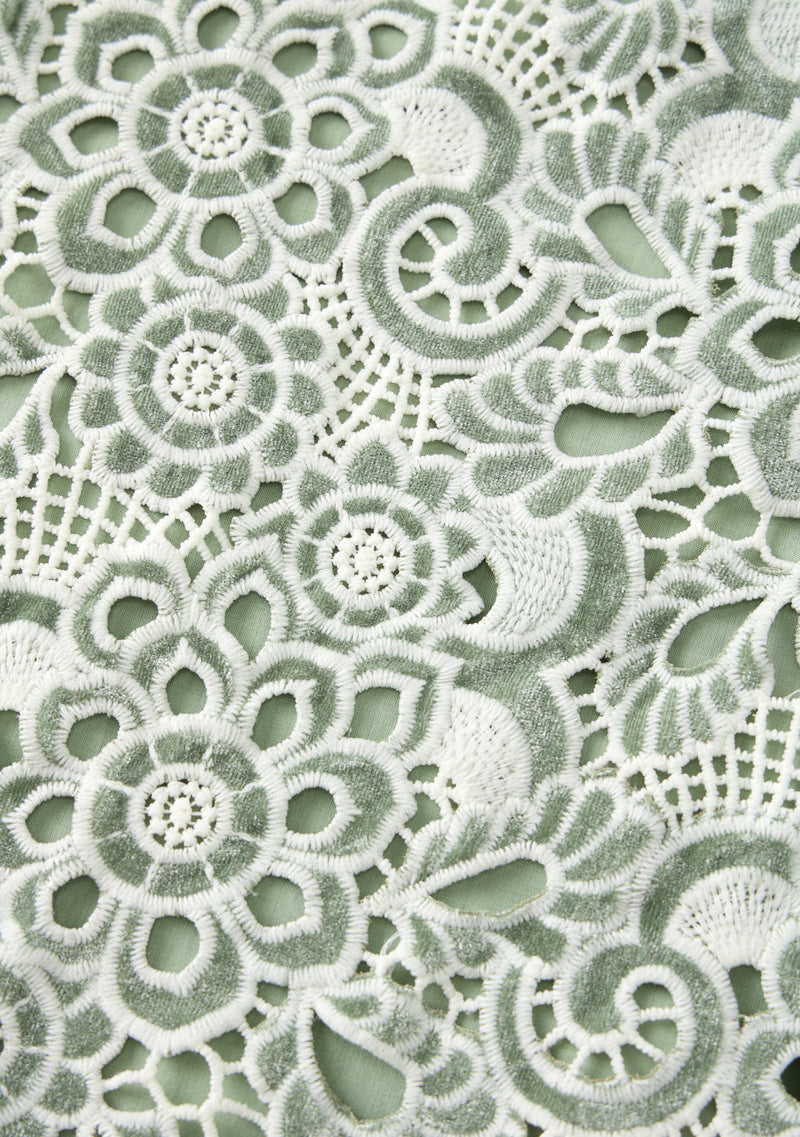 Libby Embroidered Mini Dress