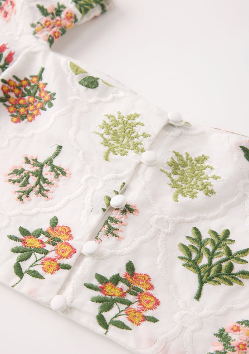 Lillian Embroidered Top