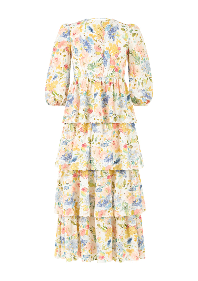 Lina Embroidered Maxi Dress