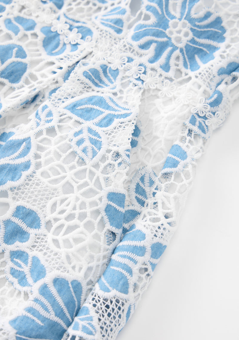 Lori Embroidered Romper