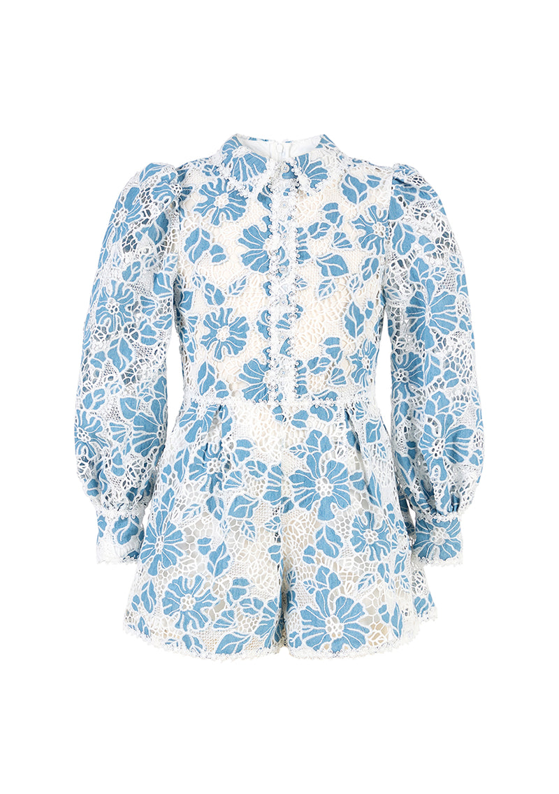 Lori Embroidered Romper