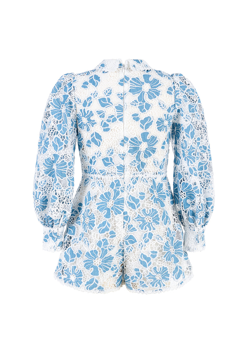 Lori Embroidered Romper