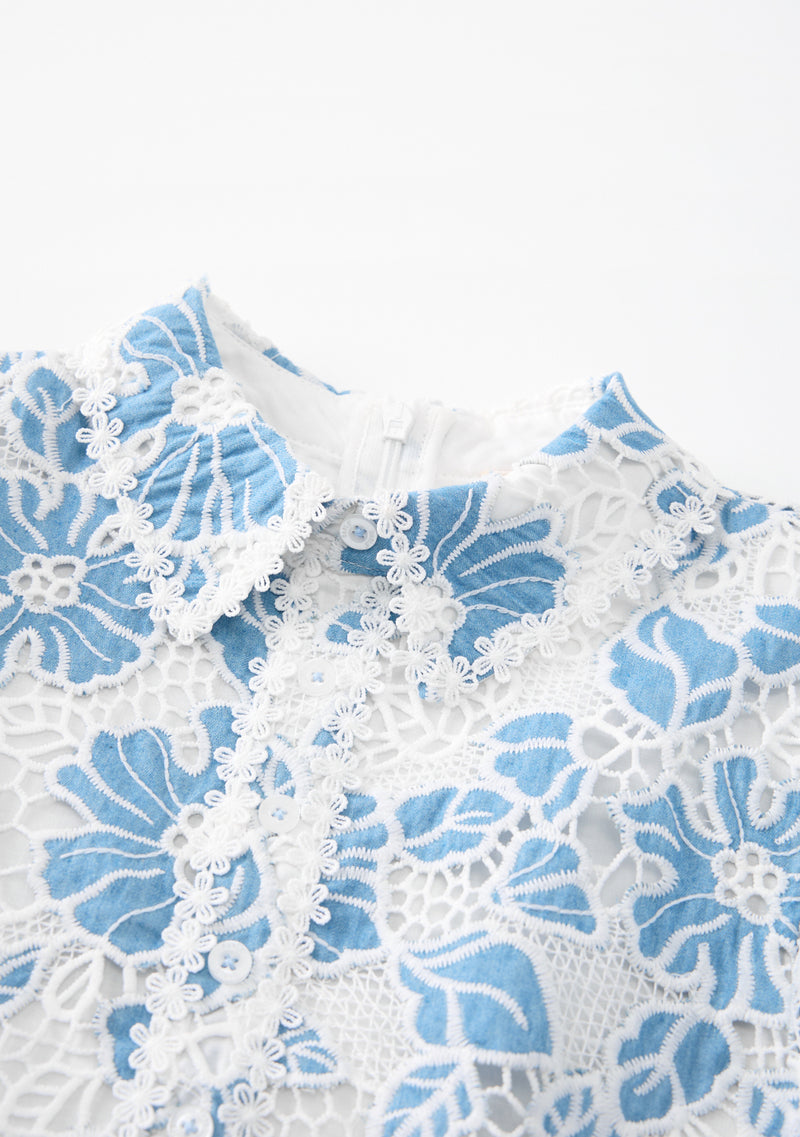 Lori Embroidered Romper