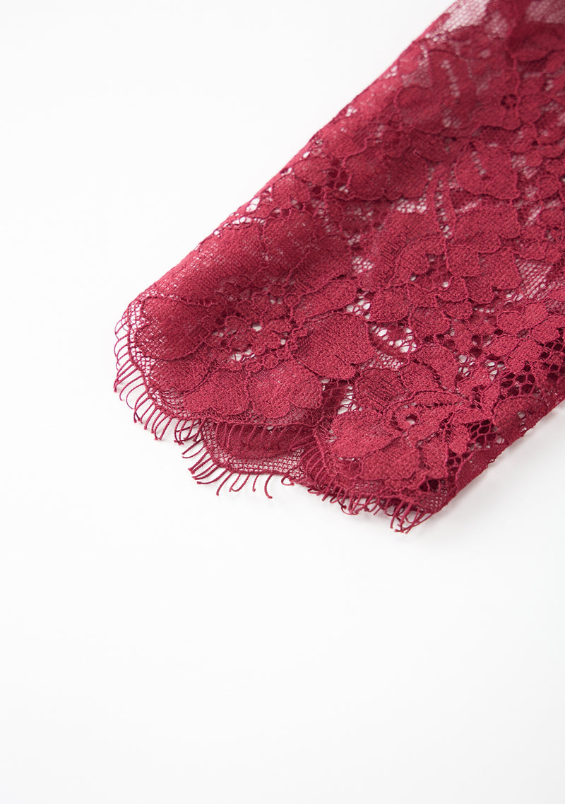 Madilynn Lace One Shoulder Top