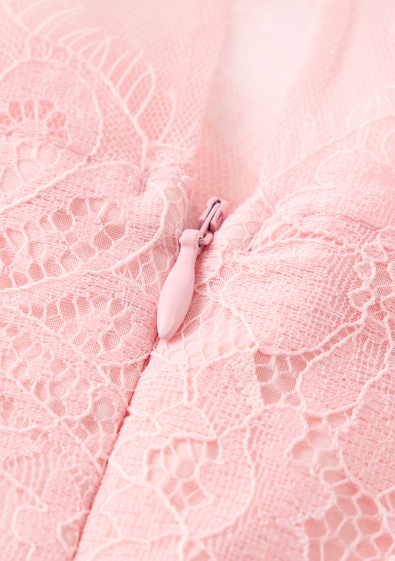 Madilynn Lace Sleeve Mini Dress