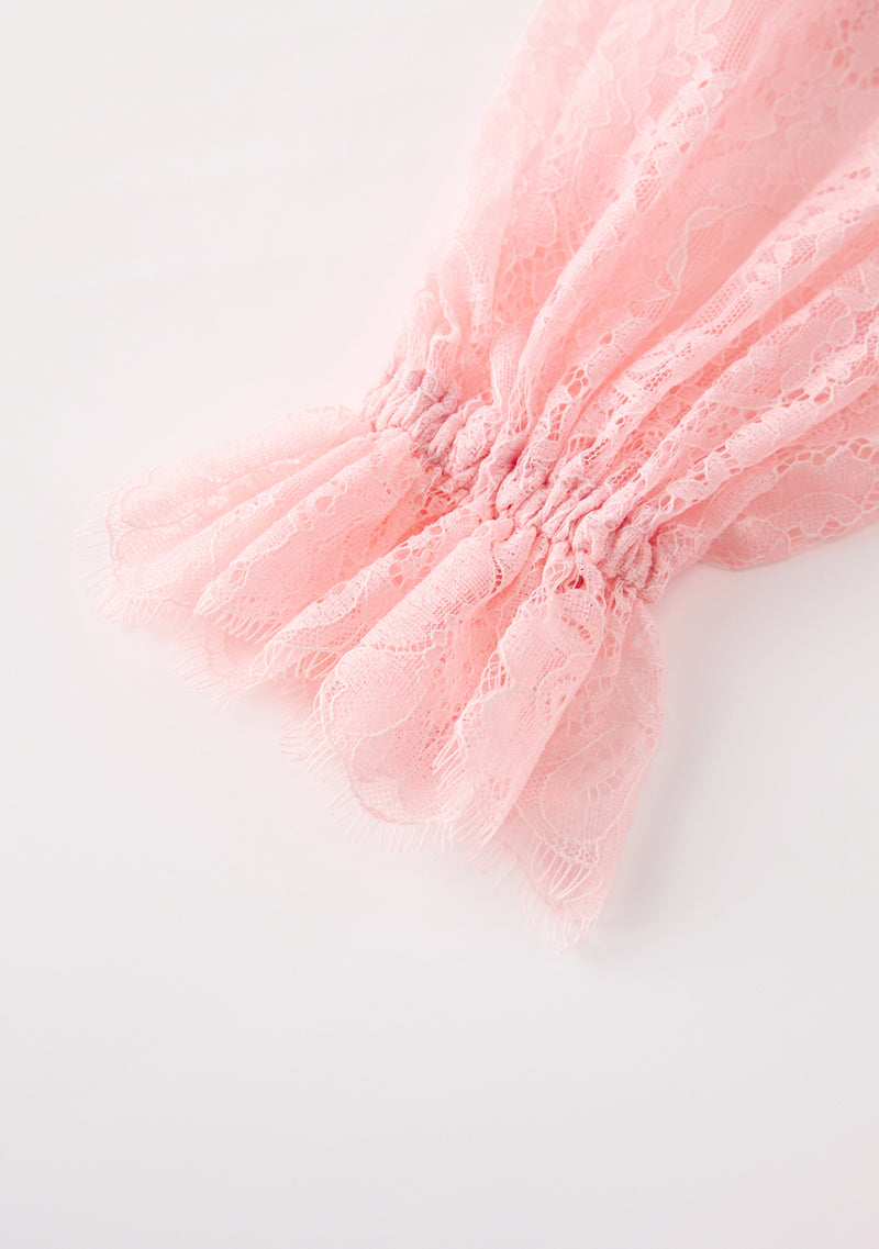 Madilynn Lace Sleeve Mini Dress