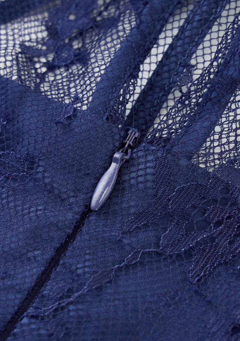 Monroe Lace Sleeve Mini Dress