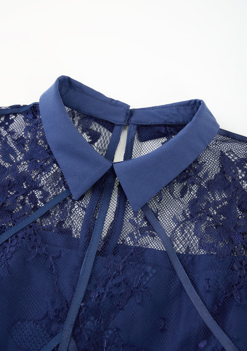 Monroe Lace Sleeve Mini Dress