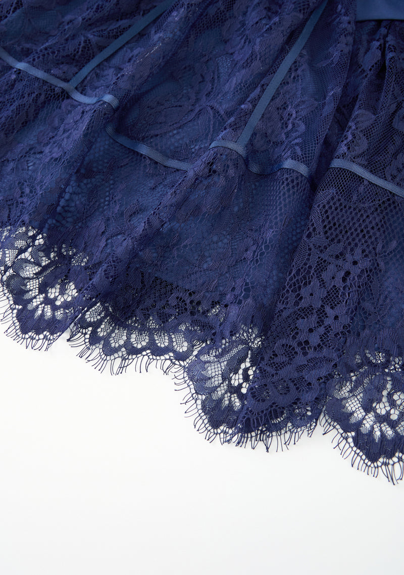 Monroe Lace Sleeve Mini Dress