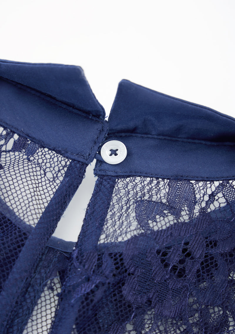 Monroe Lace Sleeve Mini Dress