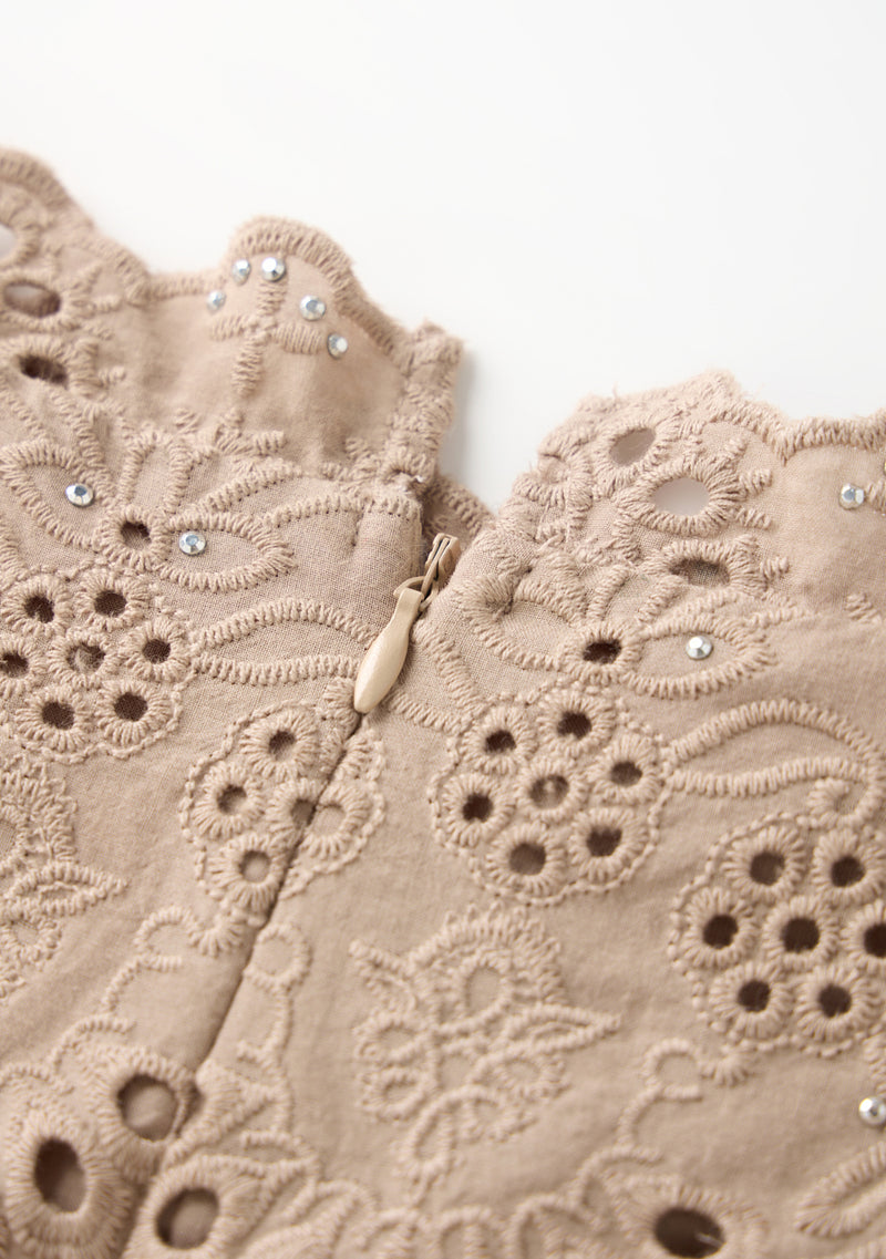 Ottilie Embroidered Mini Skirt