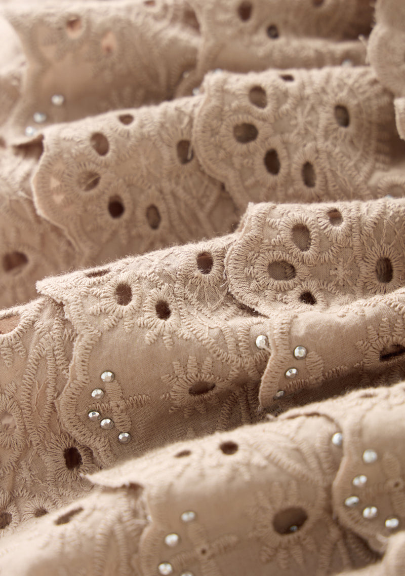 Ottilie Embroidered Mini Skirt