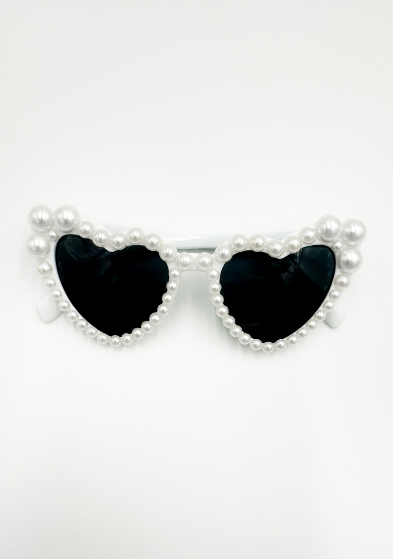 Pearl Heart Sunglasses