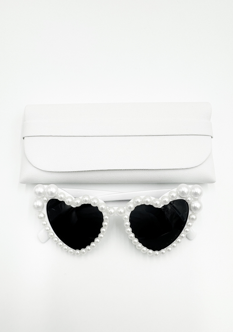 Pearl Heart Sunglasses