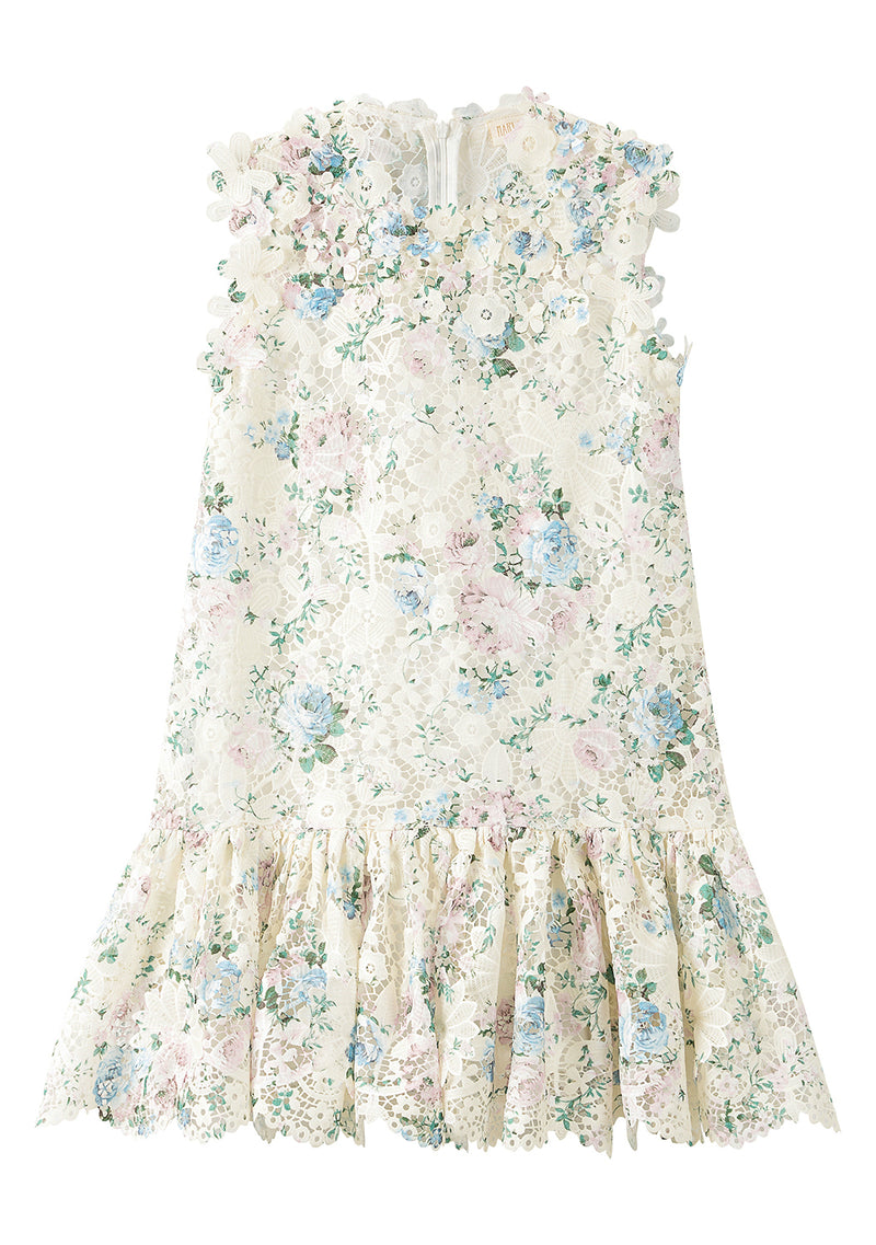 Rita Embroidered Mini Dress