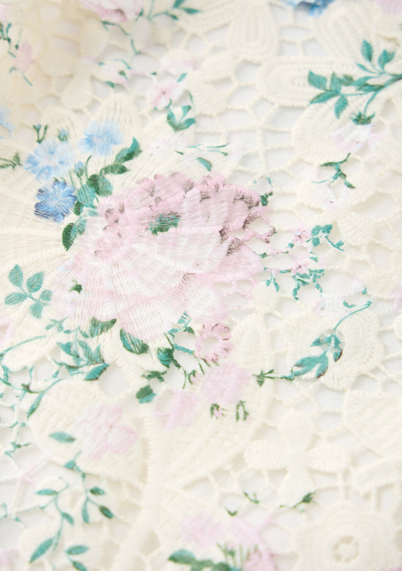 Rita Embroidered Mini Dress