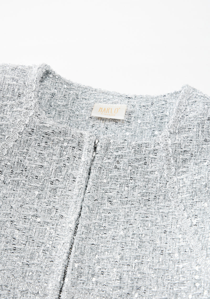 Stardust Tweed Mini Dress