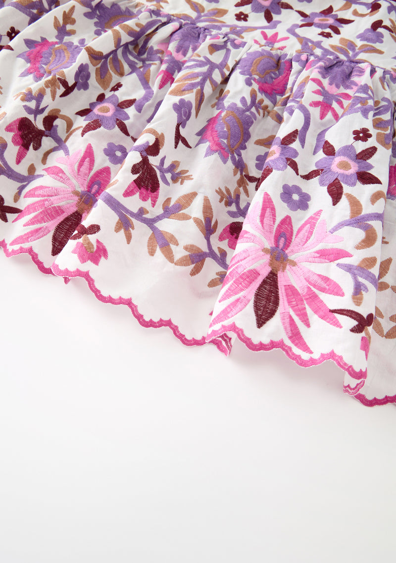 Taylee Embroidered Maxi Dress